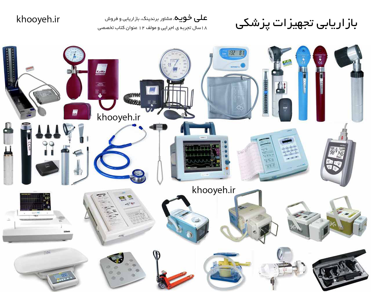  بازاریابی و برندسازی  تجهیزات پزشکی (medical equipment)، لوازم پزشکی، آزمایشگاهی، بیمارستانی 